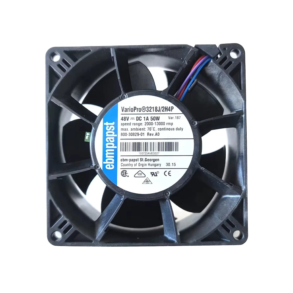 3218J/2H4P ebm-papst 48VDC 92x92x38mm DC Axial Fan 3218J/2H4P ebm-papst 48VDC 92x92x38mm DC Axial Fan