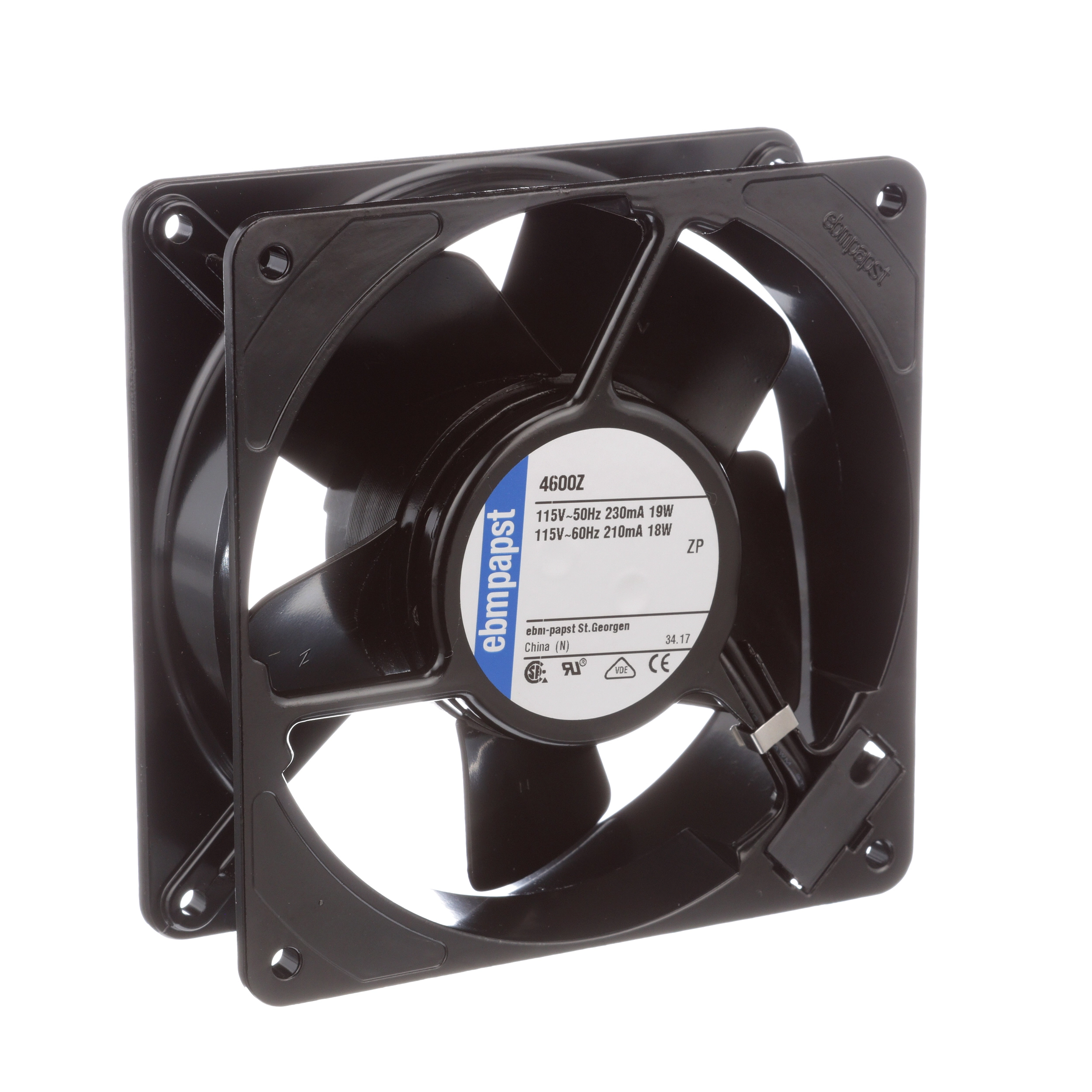 4600Z ebm-papst 115VAC 119x38mm AC Axial Fan