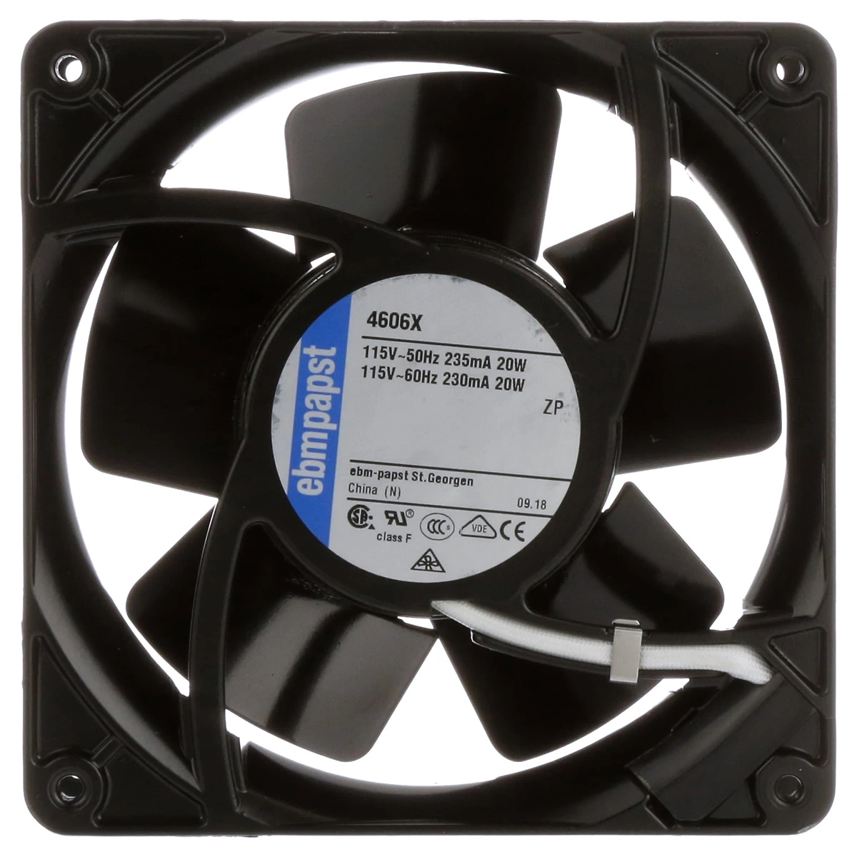 4606X ebm-papst 115VAC 119x38mm AC Axial Fan 4606X ebm-papst 115VAC 119x38mm AC Axial Fan