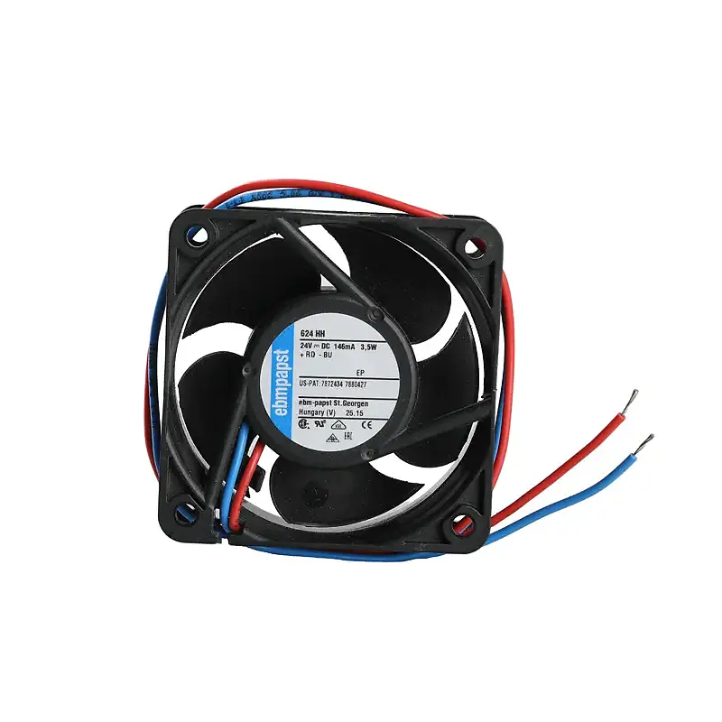 624HH ebm-papst 24VDC 60x60x25mm Axial Cooling Fan