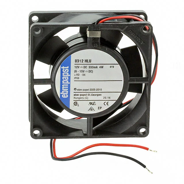 8312HLU ebm-papst 12VDC 80x80x32mm Axial Fan