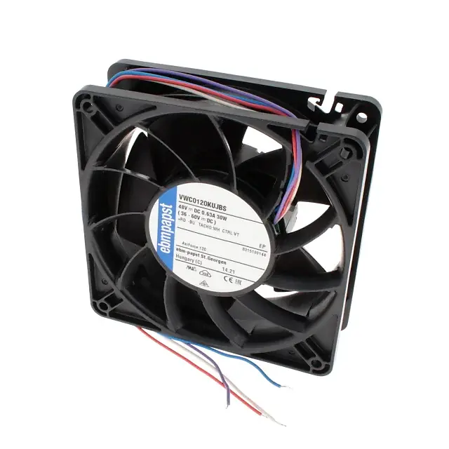 8315100143 ebm-papst 12VDC 120x38mm Axial Fan 8315100143 ebm-papst 12VDC 120x38mm Axial Fan