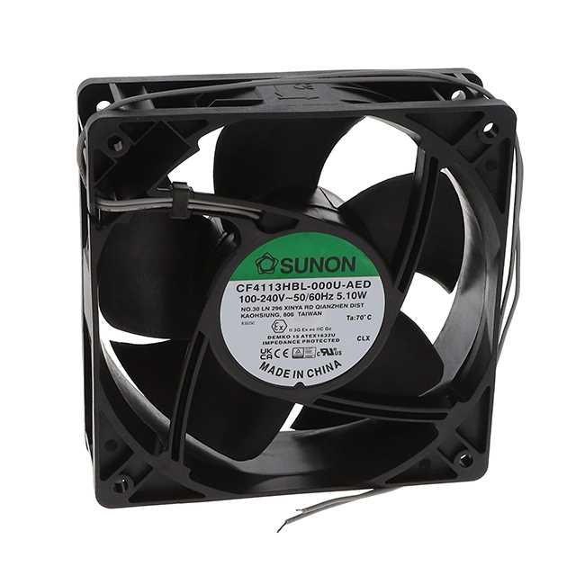 CF4113HBL-000U-AED Sunon 100-240VAC 120x38mm EC Axial Fan CF4113HBL-000U-AED Sunon 100-240VAC 120x38mm EC Axial Fan