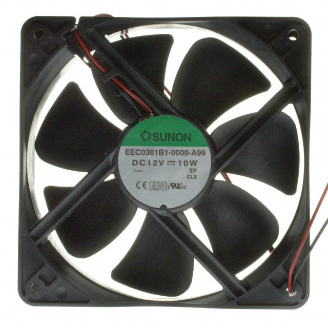 EEC0381B1-000U-A99 Sunon 12VDC 120x38mm Axial Fan