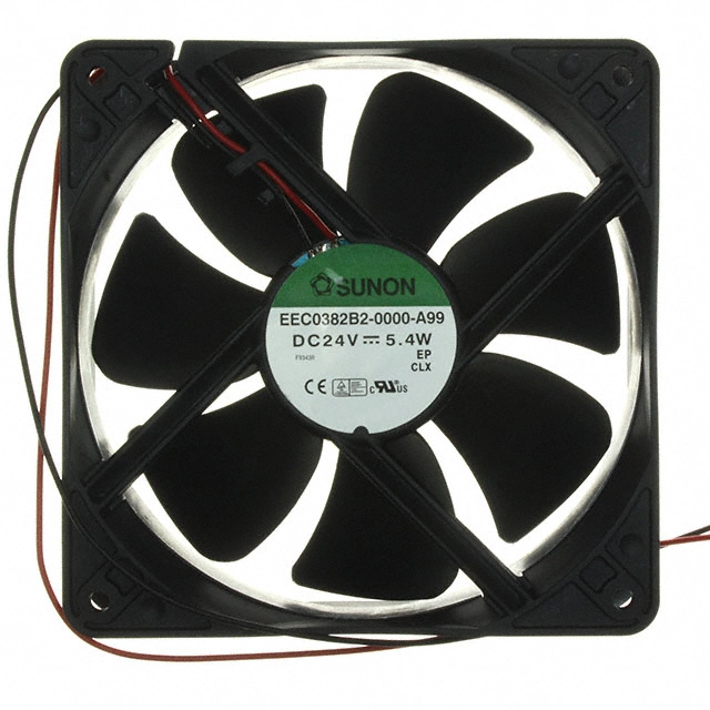EEC0382B2-000U-A99 Sunon 24VDC 120x38mm Axial Fan EEC0382B2-000U-A99 Sunon 24VDC 120x38mm Axial Fan