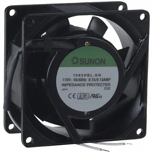 SF11580AT-1082HBL.GN Sunon 115VAC 80x80x25mm Axial Fan SF11580AT-1082HBL.GN Sunon 115VAC 80x80x25mm Axial Fan